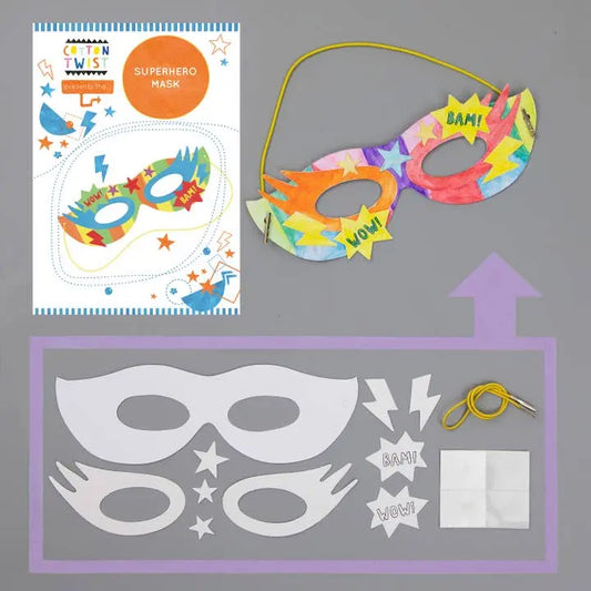 Make Your Own Superhero Mask Sibling Gifts Cotton Twist
