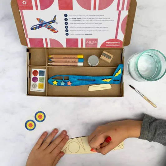 Make Your Own Plane Craft Kit Sibling Gifts Cotton Twist