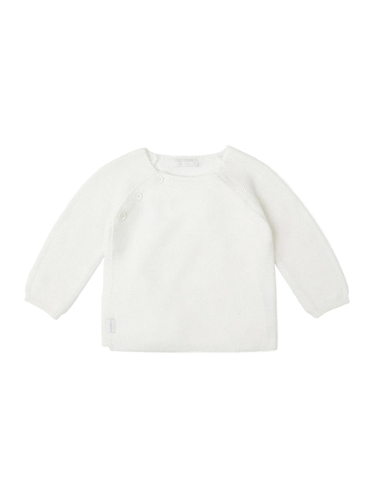 Organic Cotton Knitted Cardigan - White Cardigan / Jacket Noppies