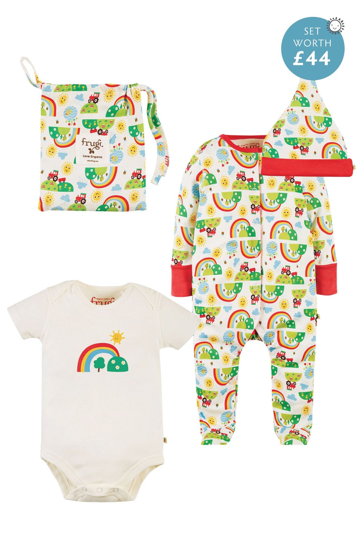 Organic Cotton Happy Days Gift Set by Frugi Outfit Frugi