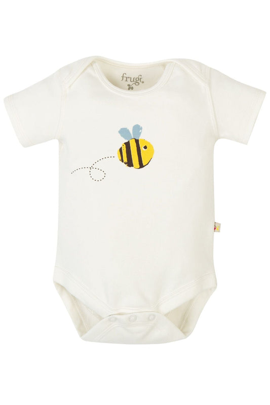 Organic Cotton Buzzy Bee Baby Gift Set by Frugi Outfit Frugi