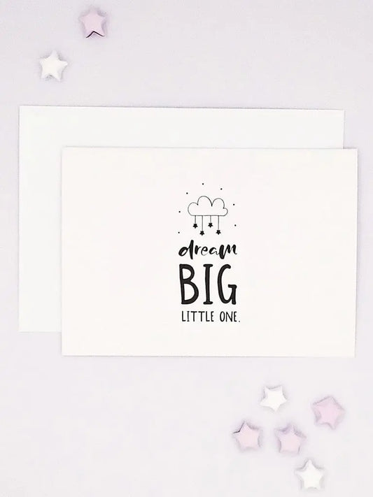 Cards & Message Cards & Gift Wrap Little Mouse Baby Clothing & Gifts Dream Big Little One