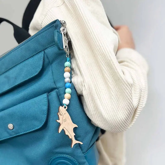 Make Your Own Shark Keyring Sibling Gifts Cotton Twist