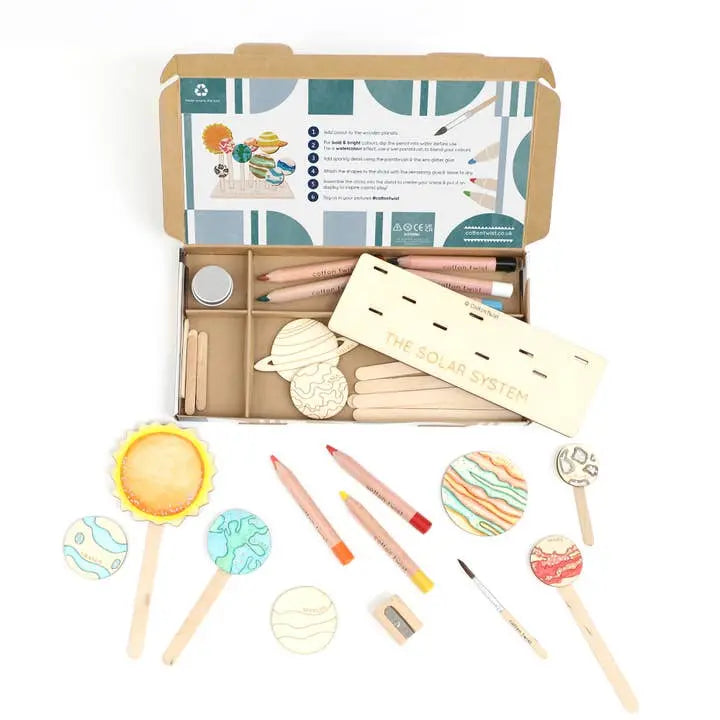Solar System Craft Kit Sibling Gifts Cotton Twist