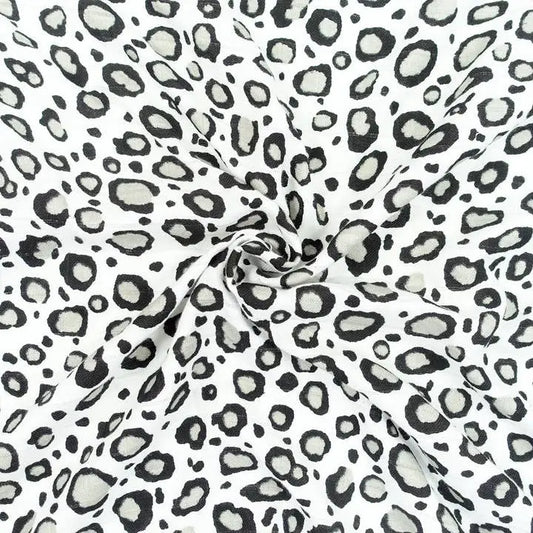 MuslinZ Bamboo/Organic Cotton Swaddle Blanket Leopard Print - 120x120cm Muslin Muslinz
