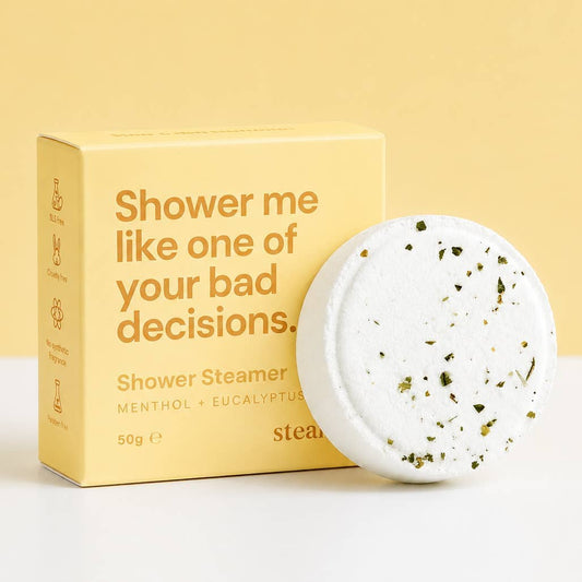 Pastel Yellow 'Shower me like one of your bad decisions' Parent Gift Steami