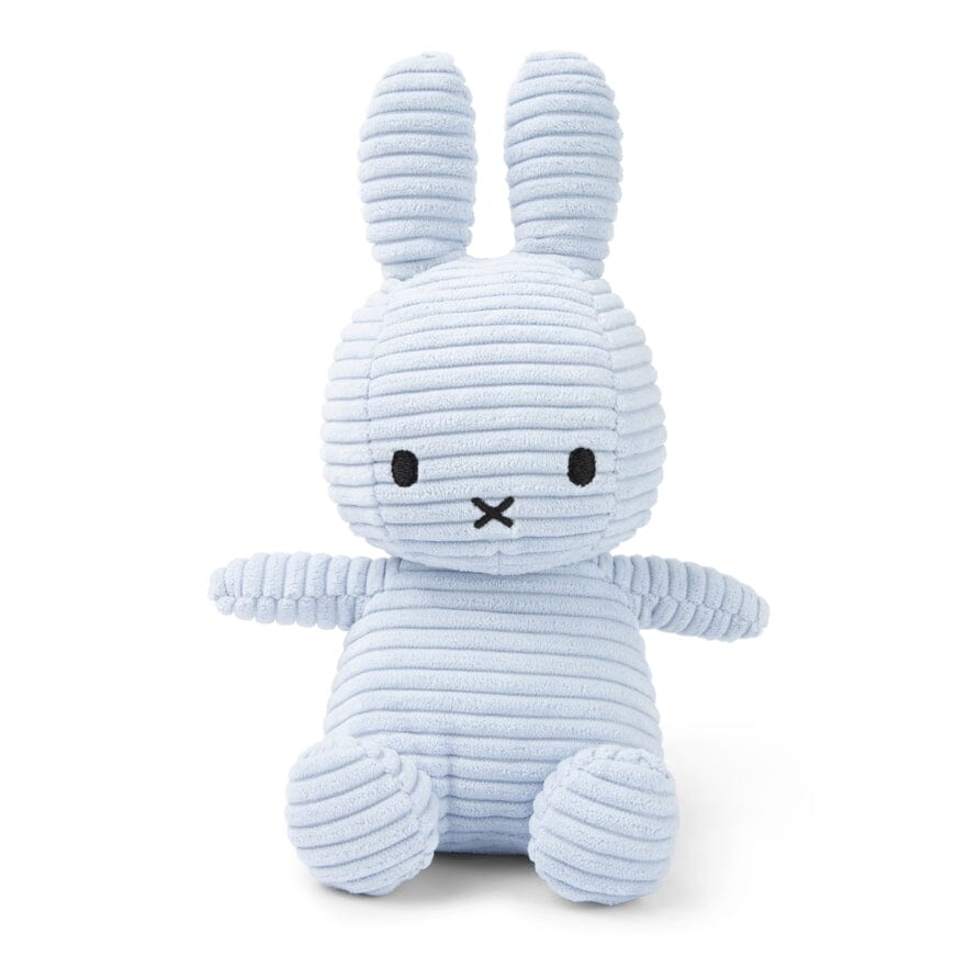 Miffy Corduroy Plush Toy - Ice Blue Toy Miffy