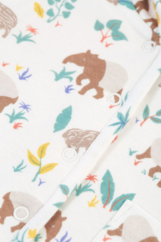 Frugi Organic Cotton Happy Hooded Snuggle Jacket Cardigan / Jacket Frugi