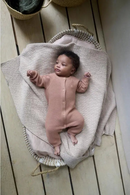 Organic Cotton Play Suit Monrovia - Café Au Lait Cardigan / Jacket Noppies