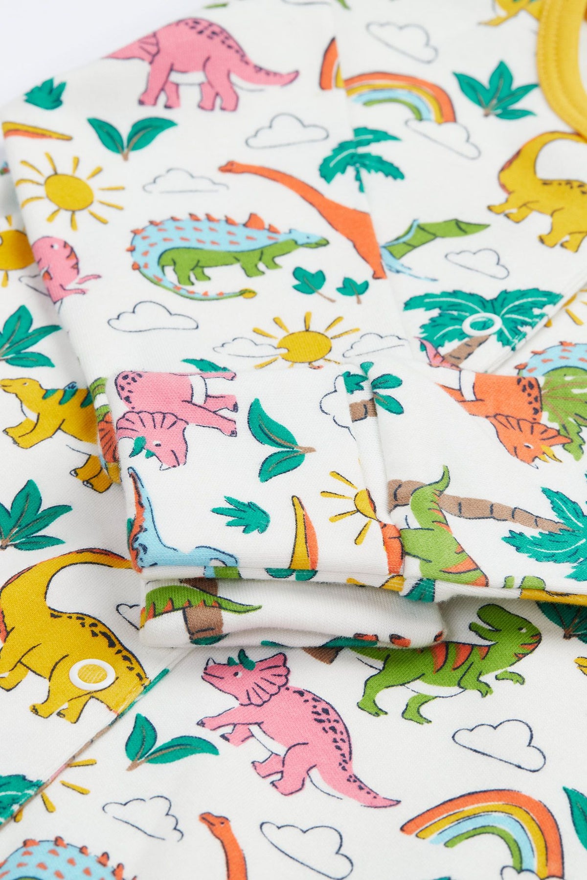 Frugi Organic Cotton Dinoland Babygrow Sleepsuit / Babygrow Frugi