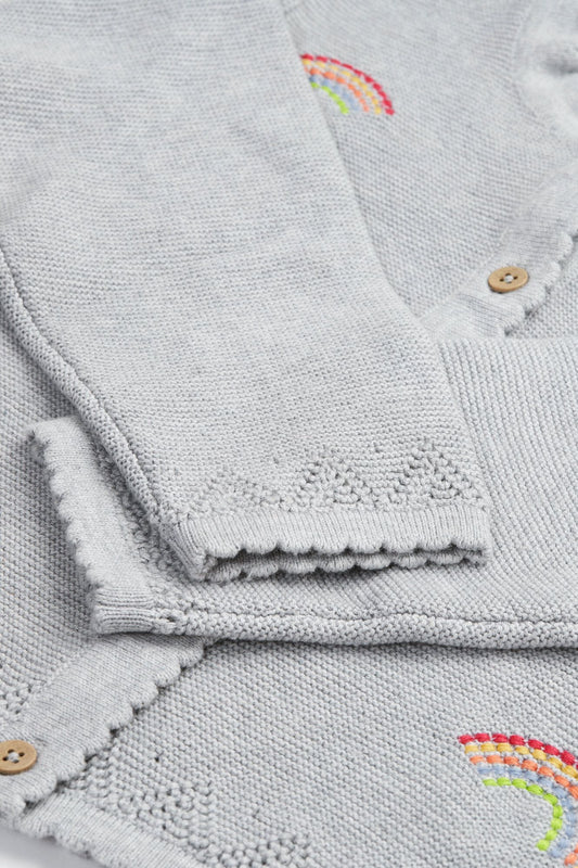 Frugi Organic Cotton Maia Embroidered Cardigan Cardigan / Jacket Frugi