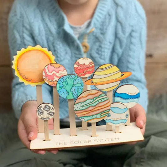 Solar System Craft Kit Sibling Gifts Cotton Twist