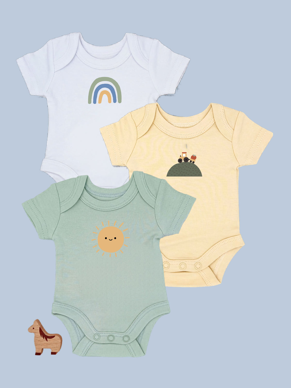Happy Farm Premature Vests - 3 Pack Bodysuit / Vest Little Dreamer