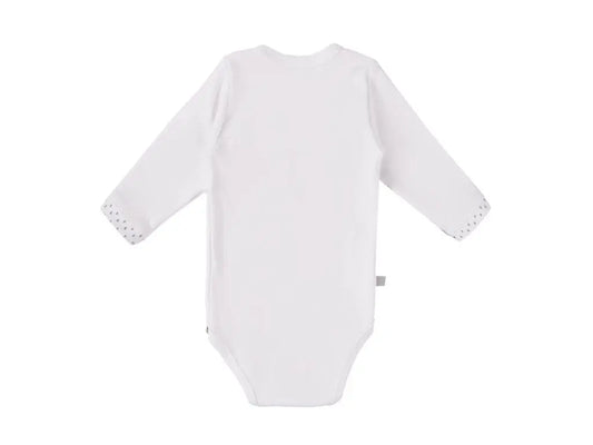Early Baby Bodysuit, Embroidered Little Chick Design - White Bodysuit / Vest EEVI