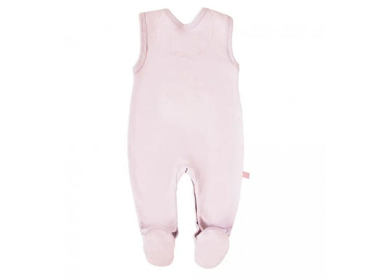 Early Baby Top & Bunny Footed Dungarees Set - Pink Dungaree EEVI