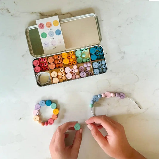 It's Nice To Be Nice Bracelet Beading Kit Sibling Gifts Cotton Twist