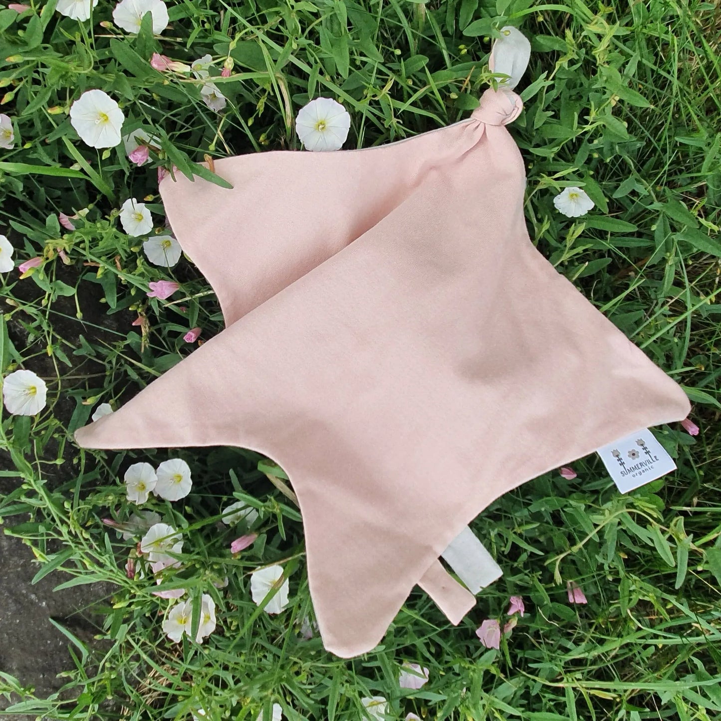 Dusky Pink & Grey Star Shaped Comforter: GOTS Comforter Summerville