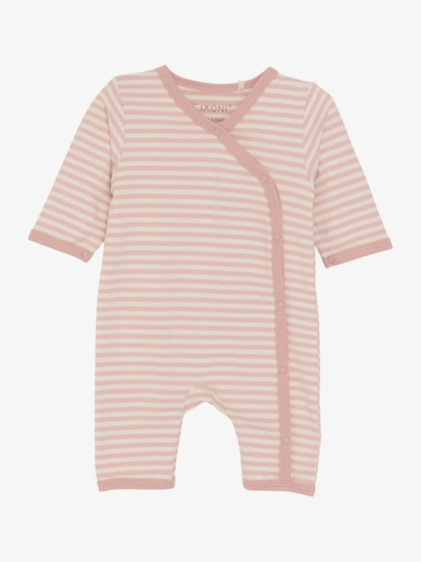 Fixoni PInk Striped Babygrow Sleepsuit / Babygrow Fixoni