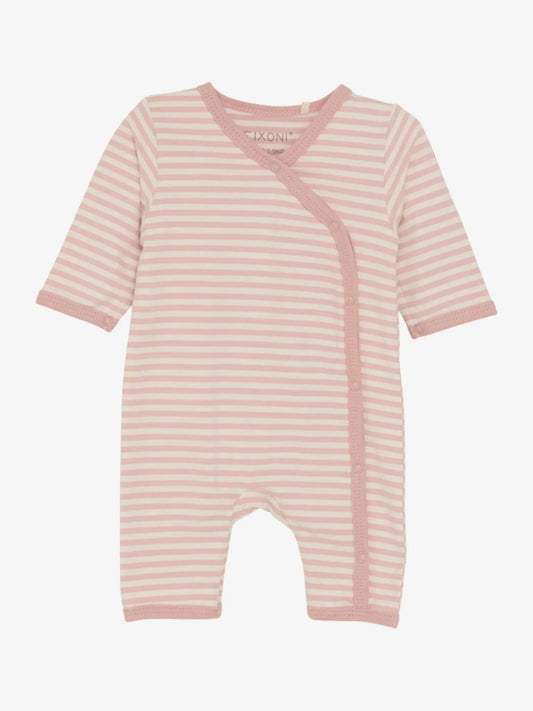Fixoni PInk Striped Babygrow Sleepsuit / Babygrow Fixoni