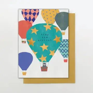 Cards & Message Cards & Gift Wrap Little Mouse Baby Clothing & Gifts Baby Boy - Hot Air Balloon