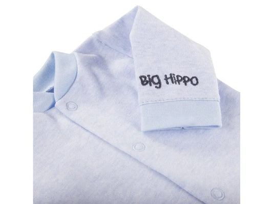 Early Baby Long Sleeved Top, Blue Hippo Top / T-shirt EEVI