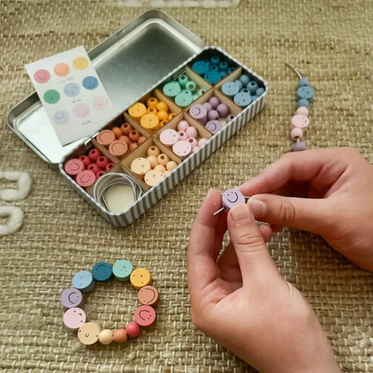 It's Nice To Be Nice Bracelet Beading Kit Sibling Gifts Cotton Twist