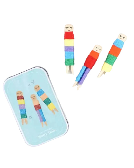 Worry Dolls Keepsake Craft Gift Sibling Gifts Cotton Twist