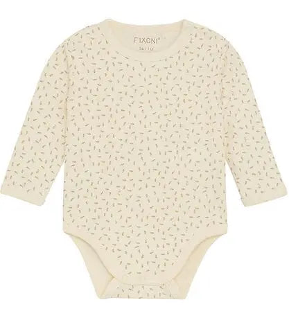 Bunny and Leaf Organic Cotton Dungarees & Bodysuit Outfit Fixoni