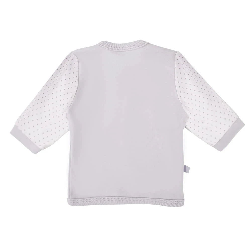 Early Baby Wraparound Top, Grey Top / T-shirt EEVI