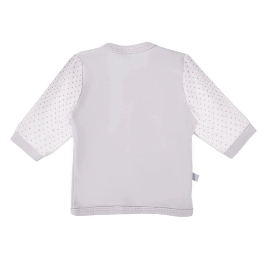 Early Baby Wraparound Top, Grey Top / T-shirt EEVI