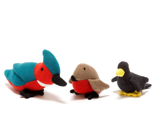 Knitted Cotton Kingfisher Toy Best Years