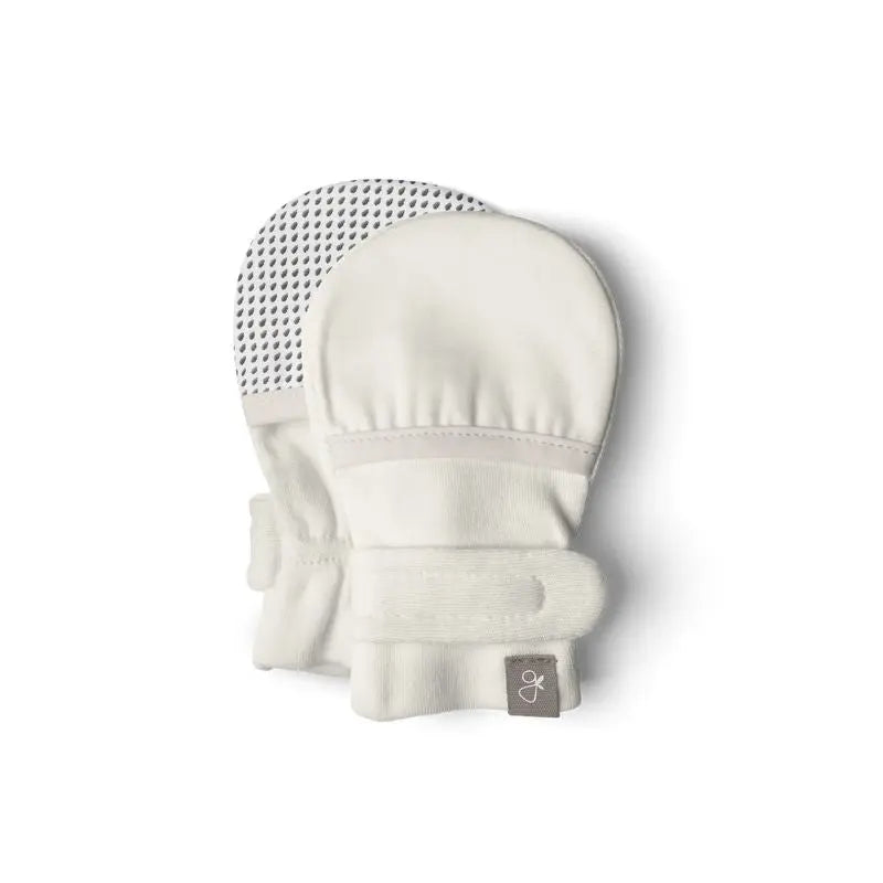 Goumi Stay-On Scratch Mittens, cloud Goumikids