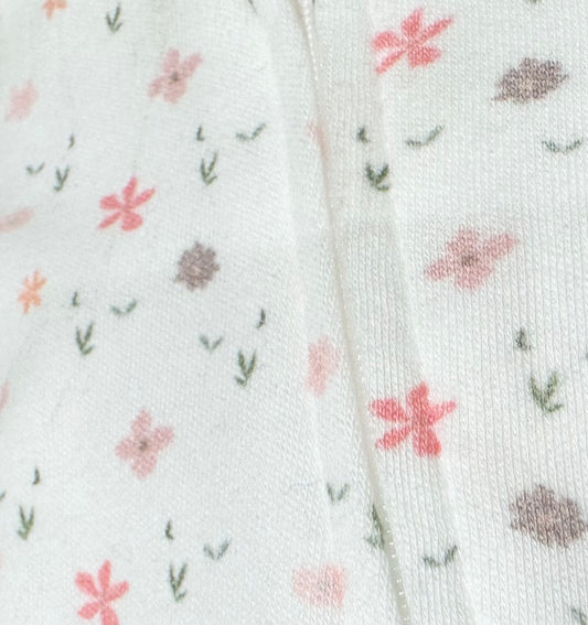 2 Pack Zipped Sleepsuits - Pink Floral