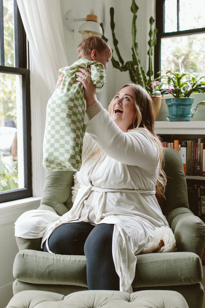 Baby Sleeping Bag / Gown - Green Cabana Sleeping Bag Goumikids