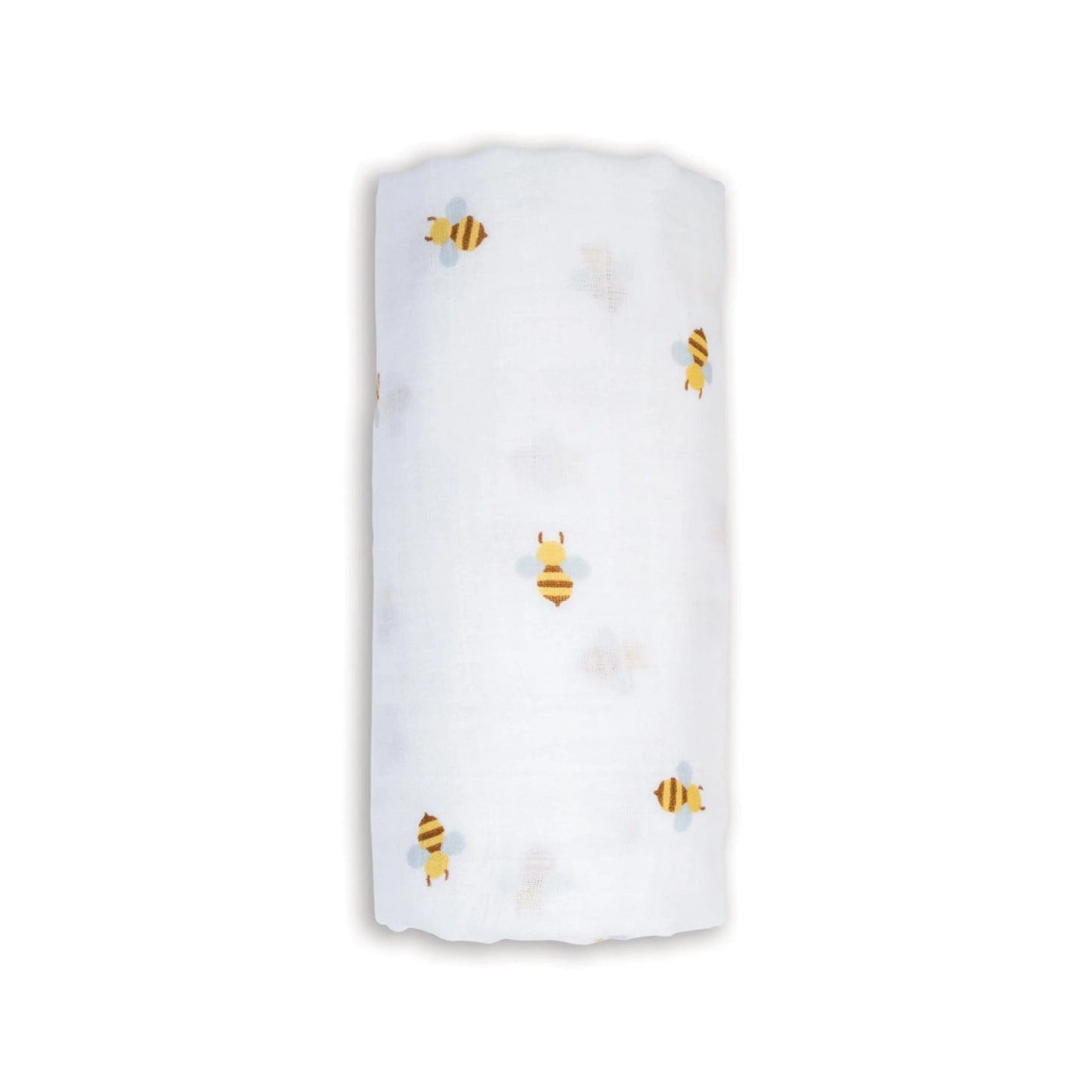 Bees - Muslin Swaddle, 100 x 100 cm Swaddle Blanket Lulujo