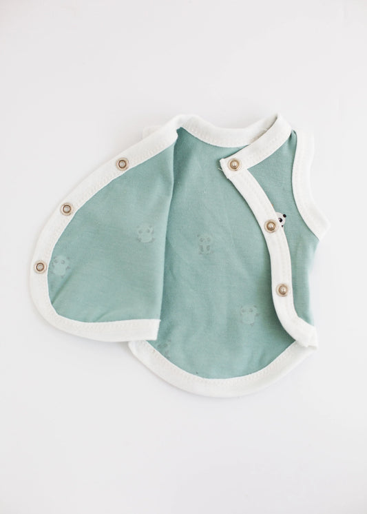Incubator Vest & Round Hat Set, Pandas Incubator Vest & Hat Set Tiny & Small