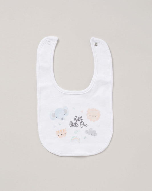 'Hello Little One Animals' 5 Piece Layette Gift Set. Set Rock a Bye Baby