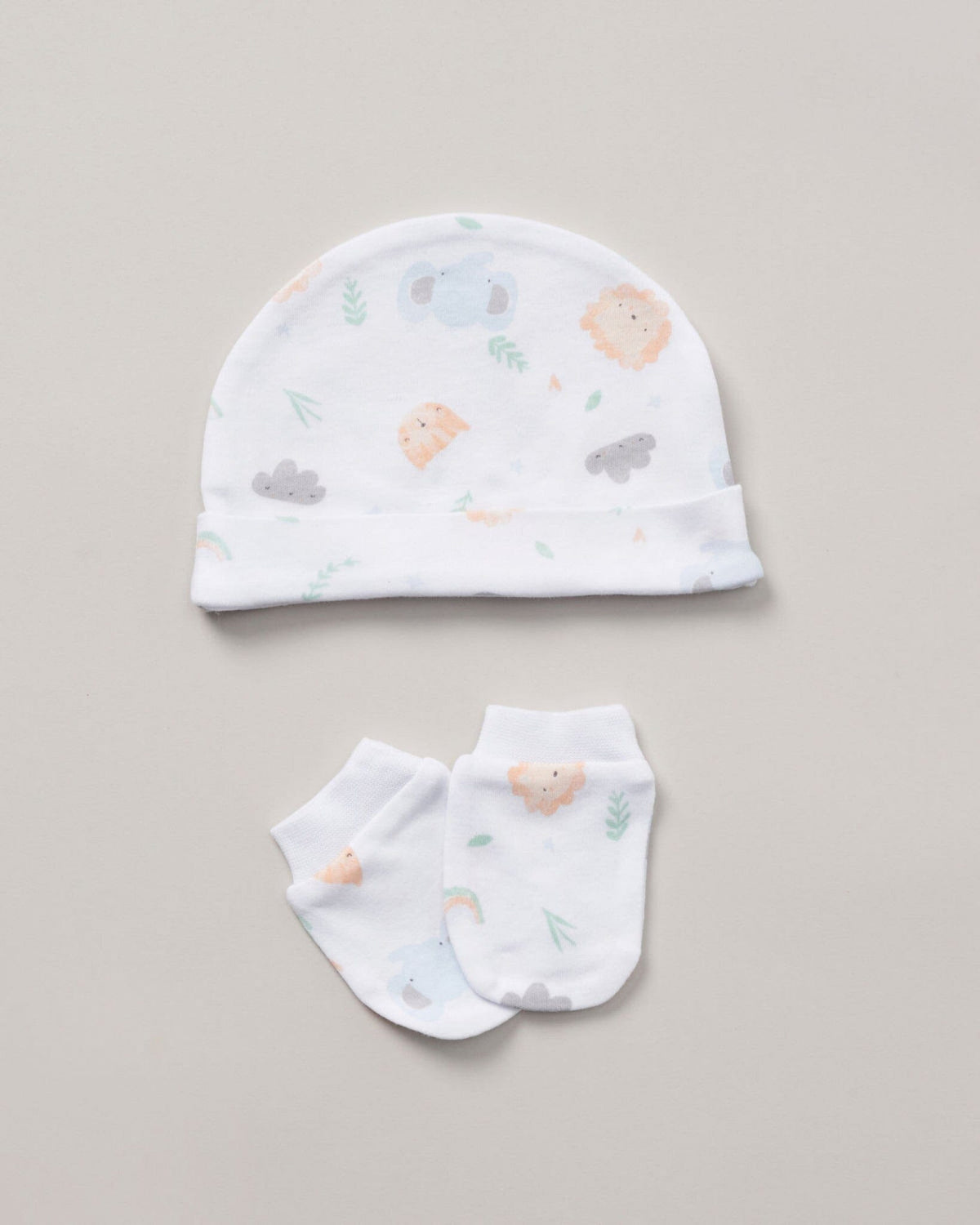 Hello Little One Animals layette gift set, packaged