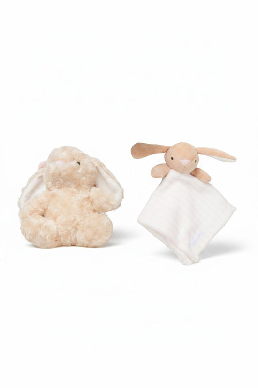 Rabbit Toy and Comforter Set. Comforter Soft Touch