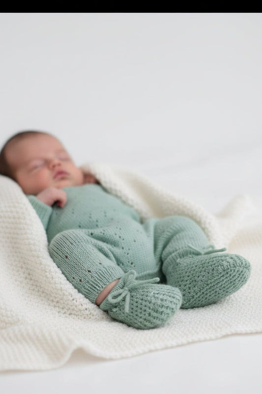 Sage Green Booties Booties Soft Touch