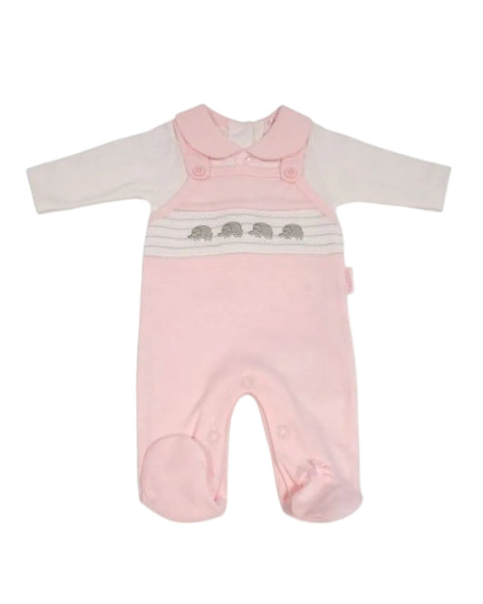 Smocked "Elephant" All In One Dress Tiny Chick