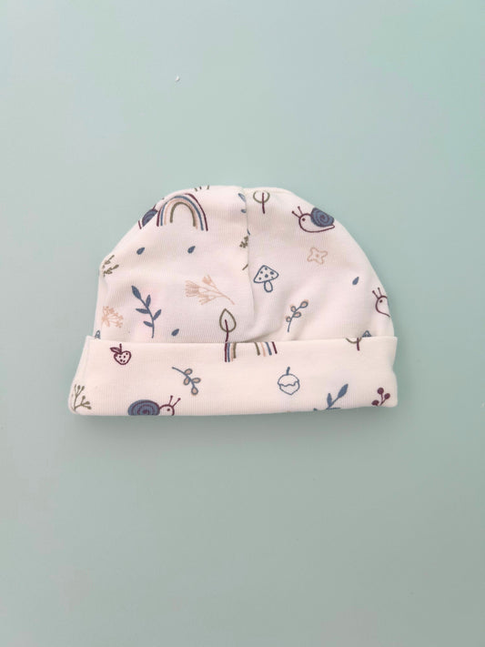Preemie Round Hat, Acorn Wood Hat Tiny & Small
