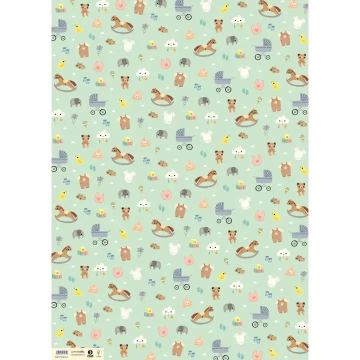 Gift Wrap Cards & Gift Wrap Little Mouse Baby Clothing & Gifts New Baby