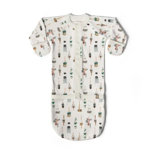 Baby Sleeping Bag / Gown - Plant Macrame Sleeping Bag Goumikids