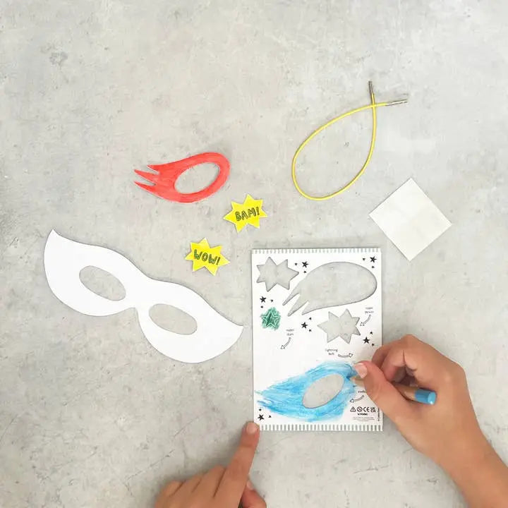 Make Your Own Superhero Mask Sibling Gifts Cotton Twist