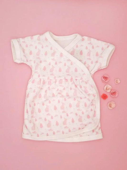 Dress, Bunny Meadow, Premium 100% Organic Cotton Dress Tiny & Small