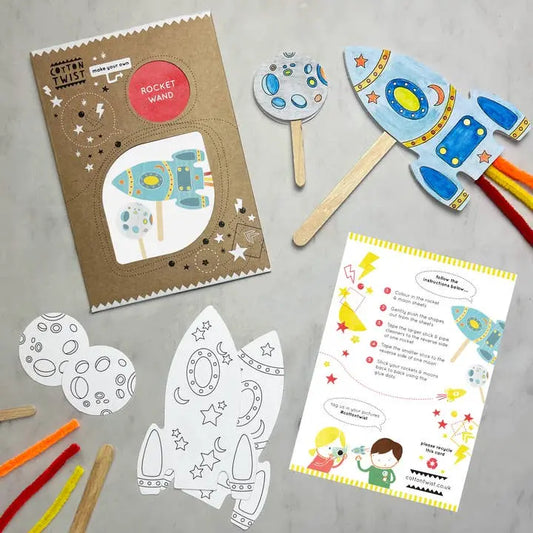 Make Your Own Rocket Wand Sibling Gifts Cotton Twist