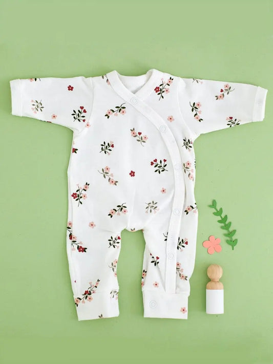 Prem Baby Sleepsuit, Beautiful Bloom Sleepsuit / Babygrow Tiny & Small