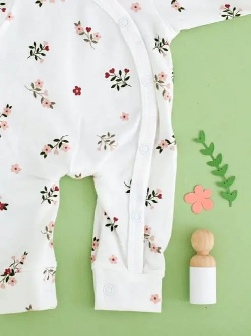 Prem Baby Sleepsuit, Beautiful Bloom Tiny & Small