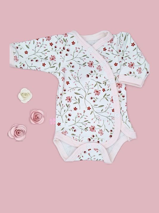 Premature Baby Girl Bodysuit, Blossom Bodysuit / Vest Tiny & Small